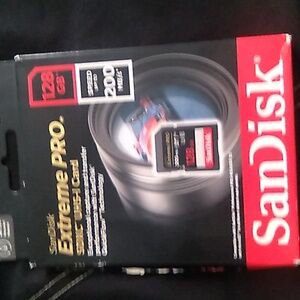 SanDisk Extreme PRO Memory Card - Black and Red